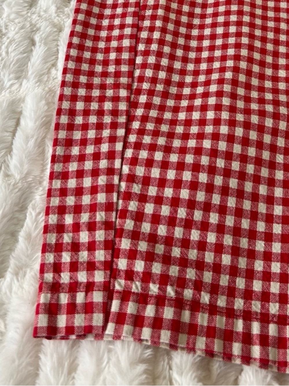 Le Bon Shoppe Arc Pants in Red Gingham M - Picture 9 of 10